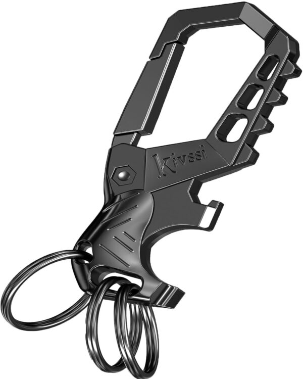 Heavy duty metal keychains