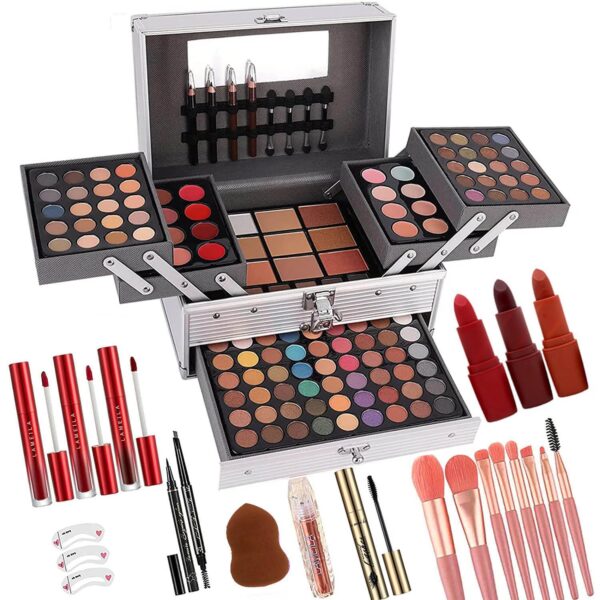 UNIFULL 132 Color All- In- One Makeup For Women Full Kit,Professional Makeup Kit