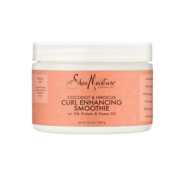 SheaMoisture Smoothie Curl Enhancing Cream Coconut and Hibiscus for Thick