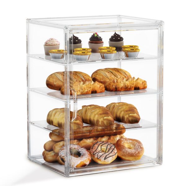 4-Tier Pastry Display Case