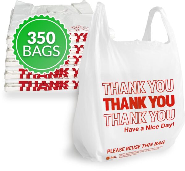 Reli. Thank You Plastic Bags (350 Count)