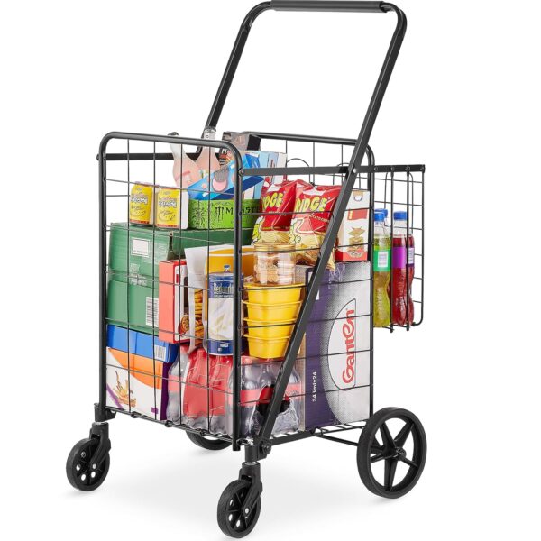 VEVOR Folding Shopping Cart